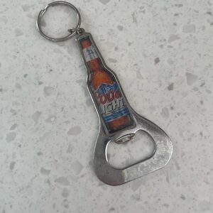 Coors Light Keychain Bottle Opener